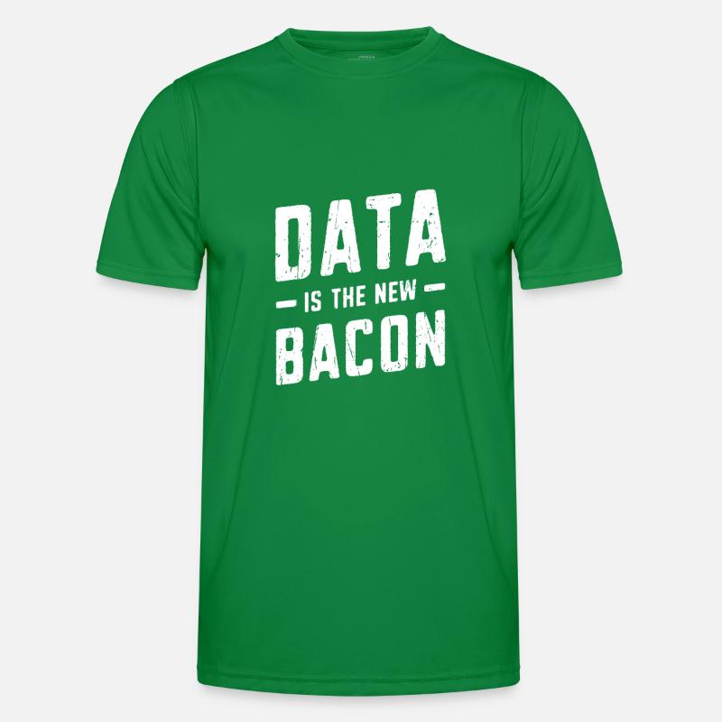 Daten sind der neue Speck - Codierung Männer Funktions-T-Shirt