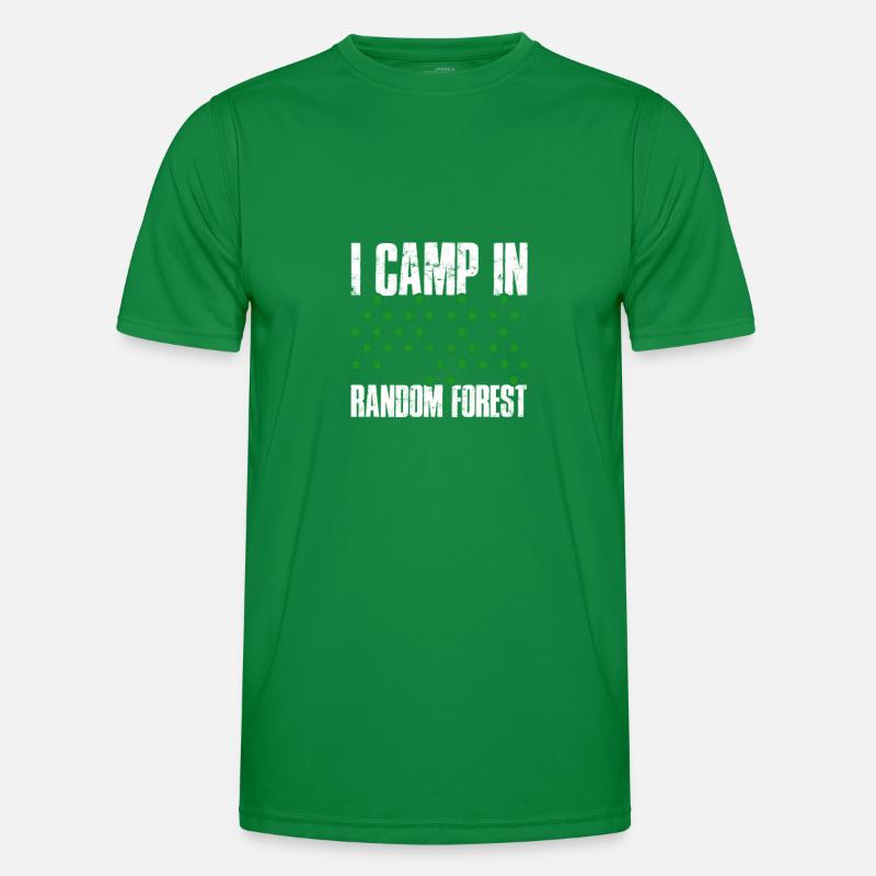 Ich campe in Random Forests - Data Science Männer Funktions-T-Shirt