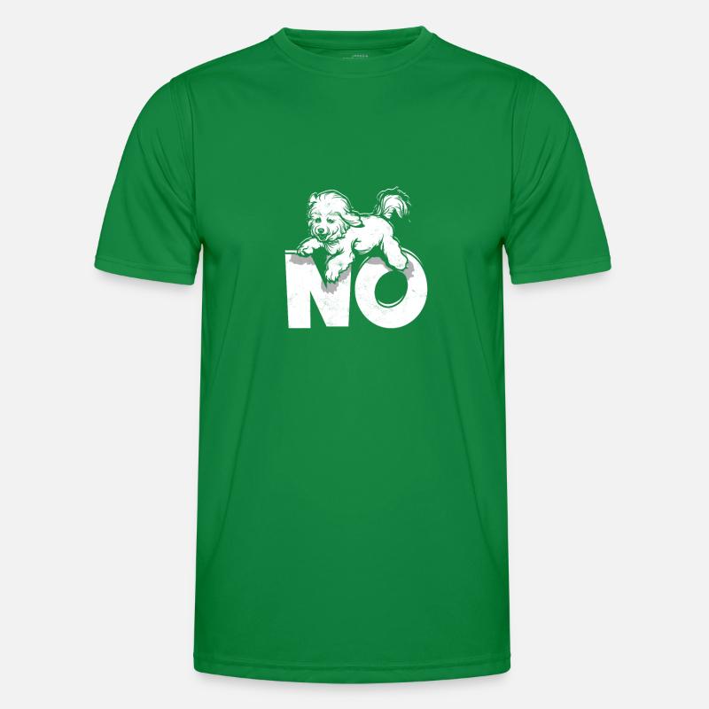 Nein - Welpe Männer Funktions-T-Shirt