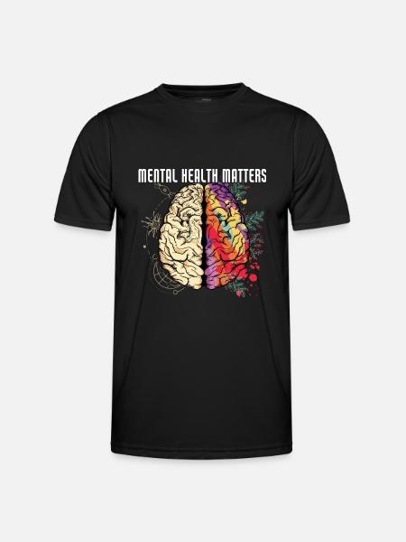 Mental Health Matters Mental Awareness - Men's Functional T-Shirt - black