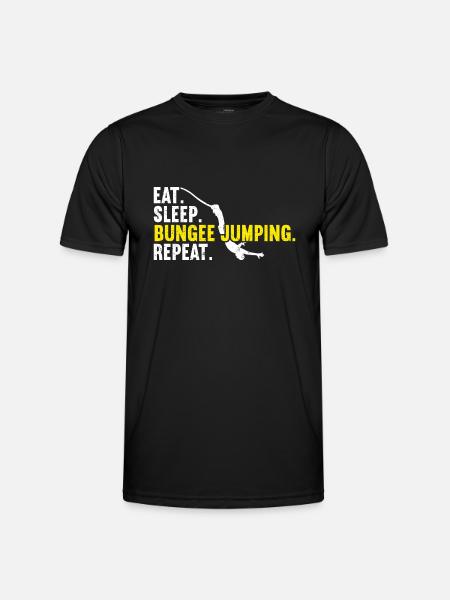 Bungee Jump Bungee Jumping - Men's Functional T-Shirt - black