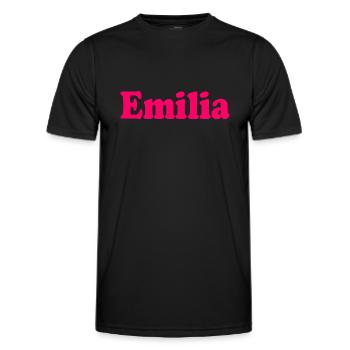 Emilia - T-shirt sport Homme - noir - Devant - AI Model Male 178 dark (178cm)