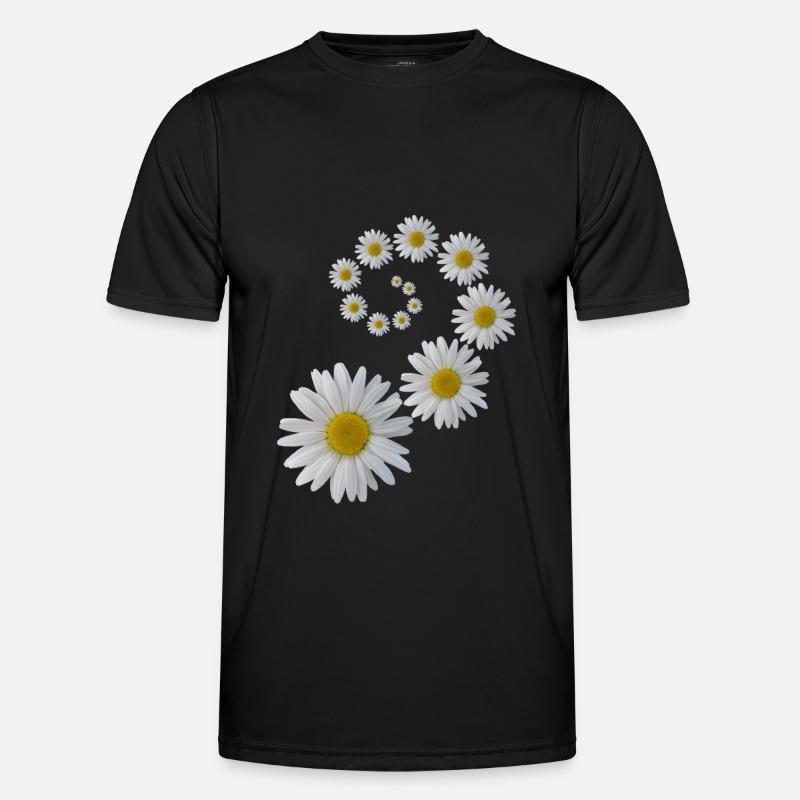 Marguerites fleur, fleur, floral, fleuron T-shirt sport Homme