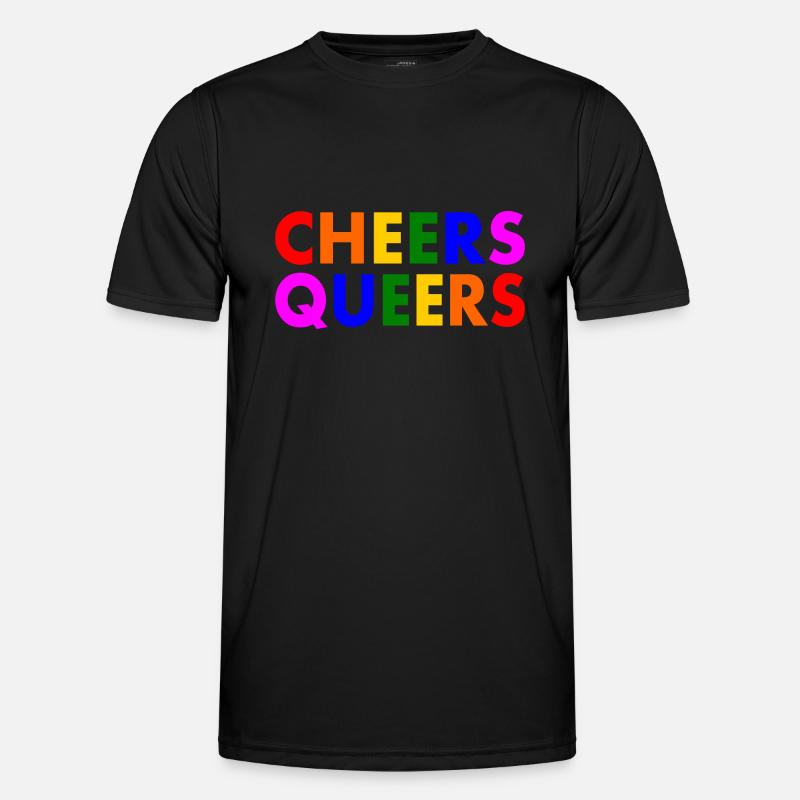 Cheers queers T-shirt sport Homme