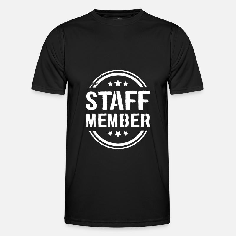 Staff Member - Men's Functional T-Shirt - black