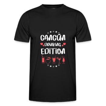 Équipe de consommation de Cancun - T-shirt sport Homme - noir - Devant - AI Model Male 178 dark (178cm)