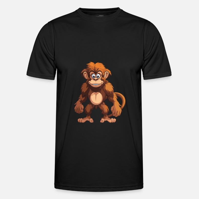 Monkey Animal - Men's Functional T-Shirt - black
