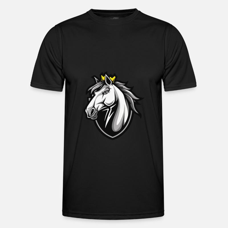 Horse Crown - Men's Functional T-Shirt - black