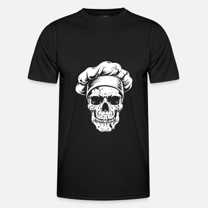 Koch Skull Chef - Men's Functional T-Shirt - black