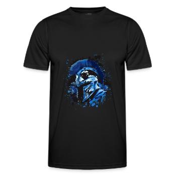 Spartan Helmet Sparta - Men's Functional T-Shirt - black - Front - AI Model Male 178 dark (178cm)