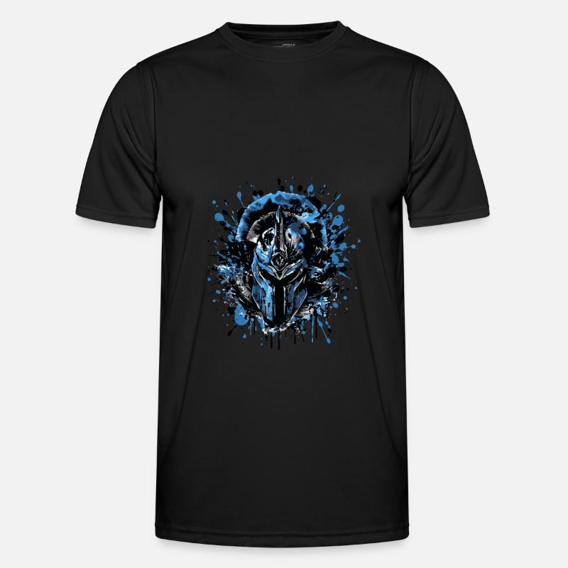 Spartaner Helm Gladiator Männer Funktions-T-Shirt