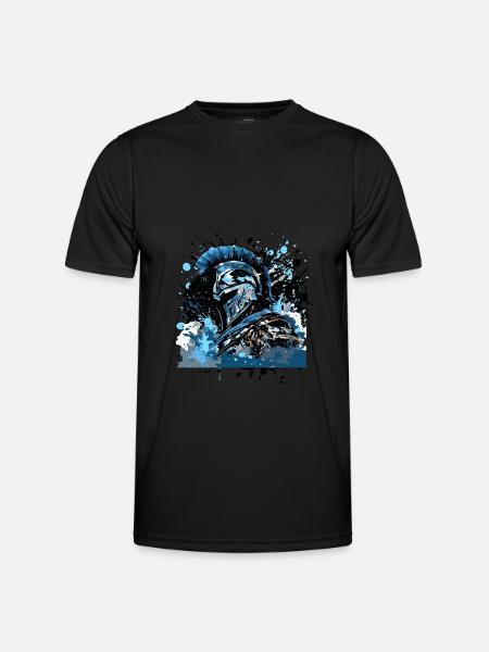 Spartan Helmet Mythology - Men's Functional T-Shirt - black