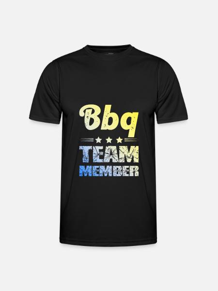Équipe de barbecue - T-shirt sport Homme - noir
