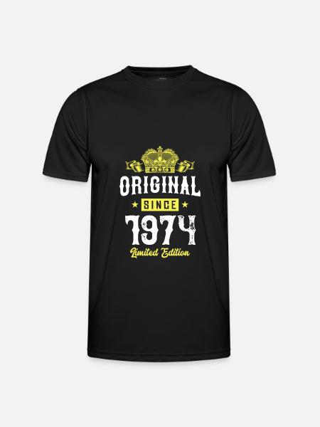 1974 Édition limitée - T-shirt sport Homme - noir