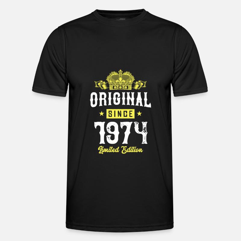1974 limited edition - Männer Funktions-T-Shirt - Schwarz