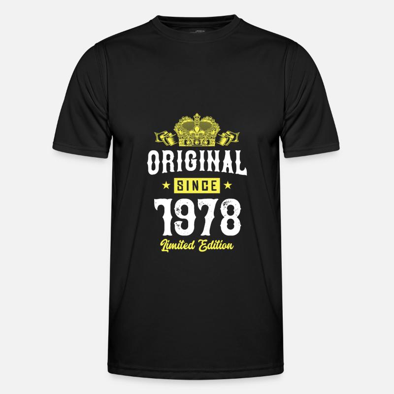 1978 limited edition - Männer Funktions-T-Shirt - Schwarz