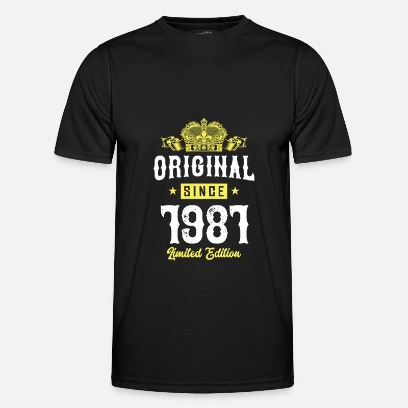1981 limited edition - Männer Funktions-T-Shirt - Schwarz