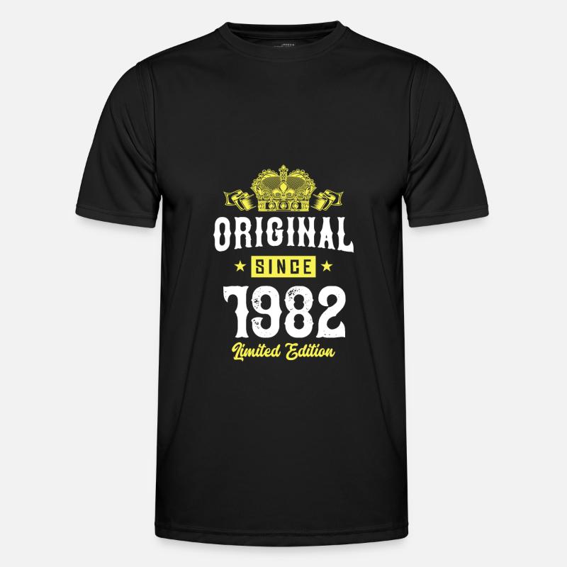 1982 limited edition - Männer Funktions-T-Shirt - Schwarz