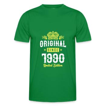 1990 Limited Edition - Men's Functional T-Shirt - kelly green - Front - AI Model Male 178 dark (178cm)