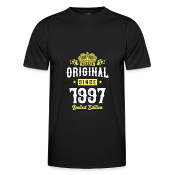 1997 limited edition - Männer Funktions-T-Shirt - Schwarz - Vorne - AI Model Male 178 dark (178cm)
