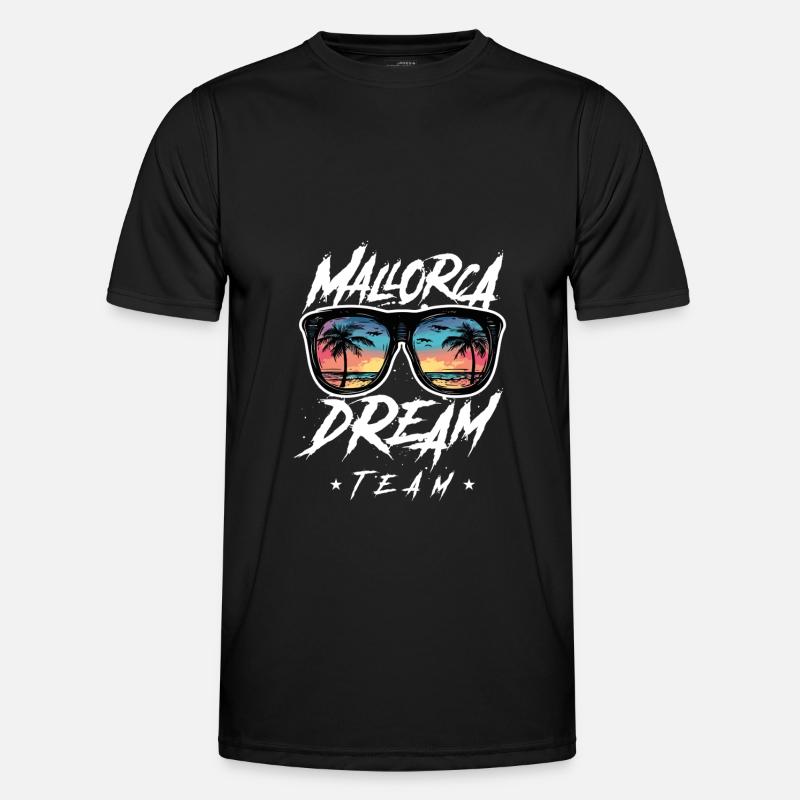 Mallorca Dream Team - Men's Functional T-Shirt - black