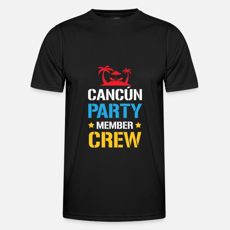 Cancun Party Crew - Men's Functional T-Shirt - black