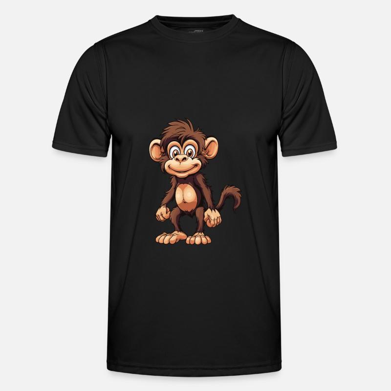 Monkey Animal - Men's Functional T-Shirt - black