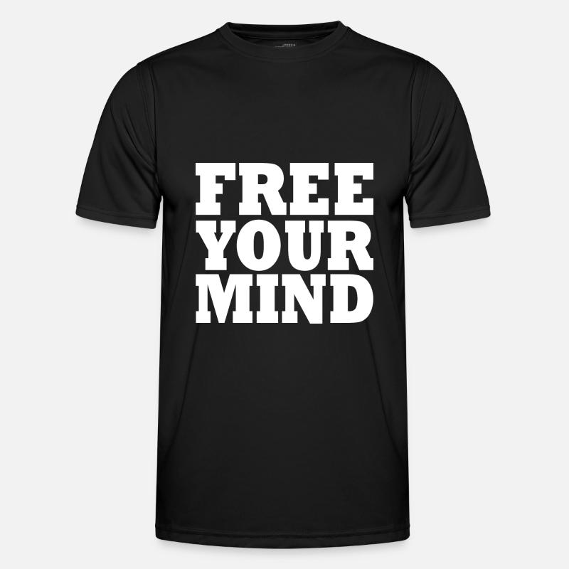 Free your mind - Men's Functional T-Shirt - black