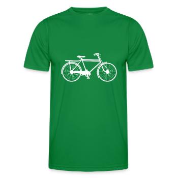Vélo - T-shirt sport Homme - vert - Devant - AI Model Male 178 dark (178cm)