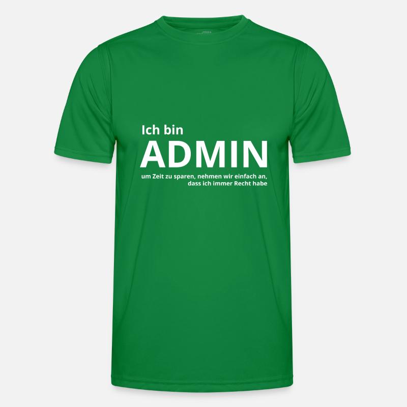 Administrator Admin Männer Funktions-T-Shirt