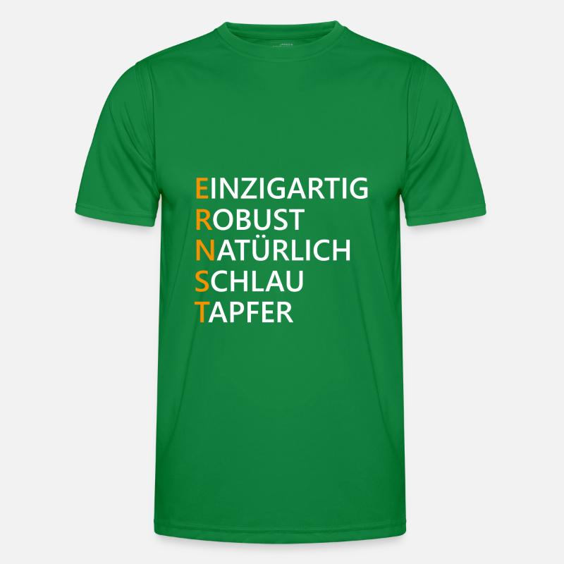 Ernst Name Geschenk Männer Funktions-T-Shirt