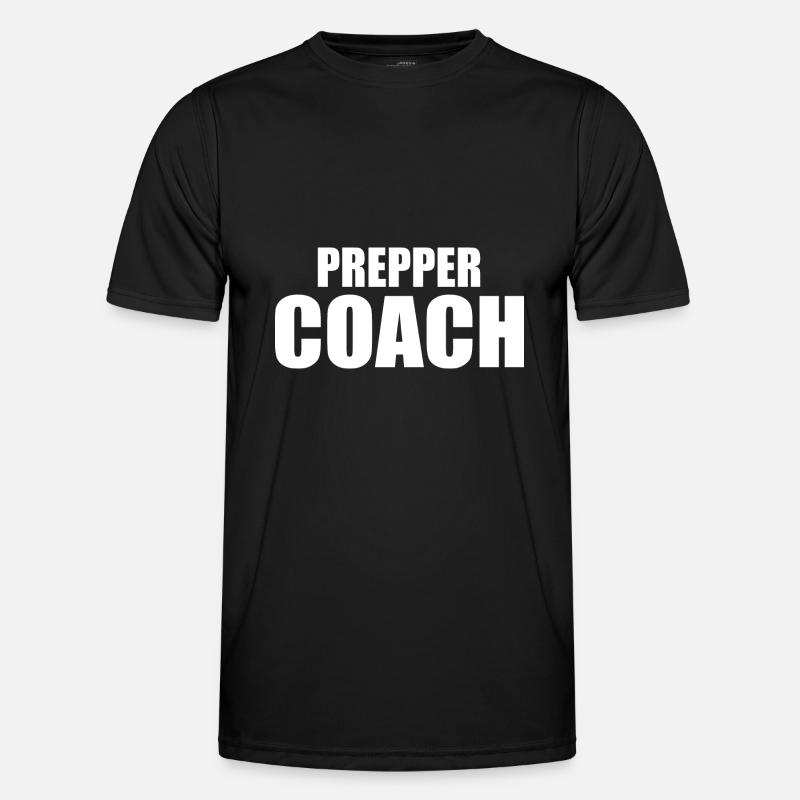 Prepper - Männer Funktions-T-Shirt - Schwarz