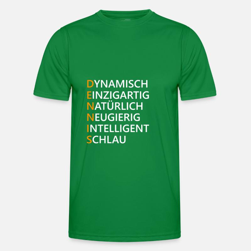 Dennis Name Geschenk Männer Funktions-T-Shirt