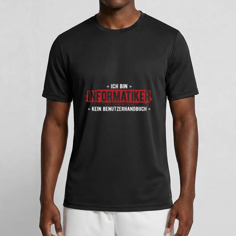 Informatik Informatiker Programmierer Männer Funktions-T-Shirt
