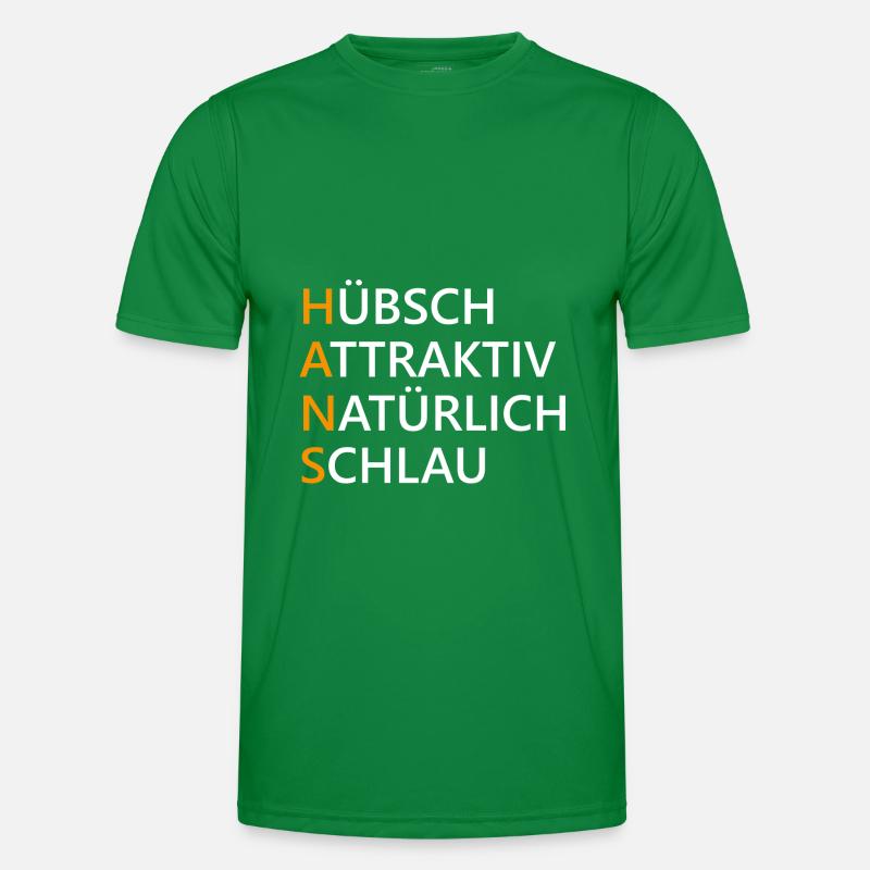 Hans Name Geschenk Männer Funktions-T-Shirt