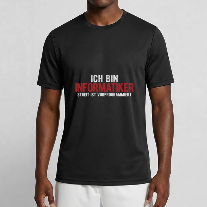 Informatik Informatiker Programmierer Männer Funktions-T-Shirt