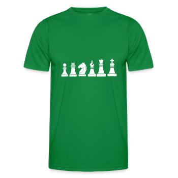 Chess - Men's Functional T-Shirt - kelly green - Front - AI Model Male 178 dark (178cm)