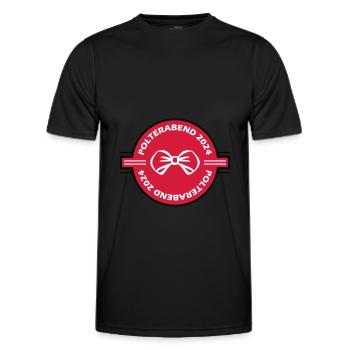 Polterabend 2024 - Männer Funktions-T-Shirt - Schwarz - Vorne - AI Model Male 178 dark (178cm)