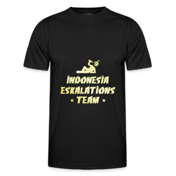 Indonesien Eskalation - Männer Funktions-T-Shirt - Schwarz - Vorne - AI Model Male 178 dark (178cm)