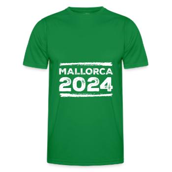 Majorque 2024 : Dicton - T-shirt sport Homme - vert - Devant - AI Model Male 178 dark (178cm)