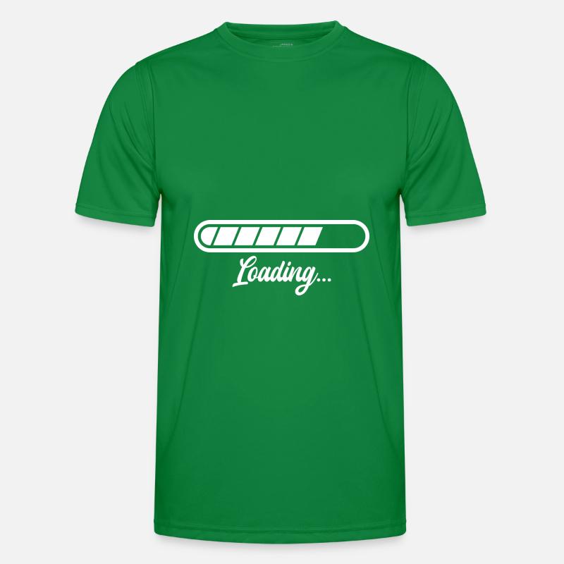 Loading Bar Ladebalken Männer Funktions-T-Shirt