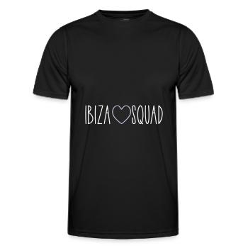Ibiza Squad Heart - T-shirt sport Homme - noir - Devant - AI Model Male 178 dark (178cm)