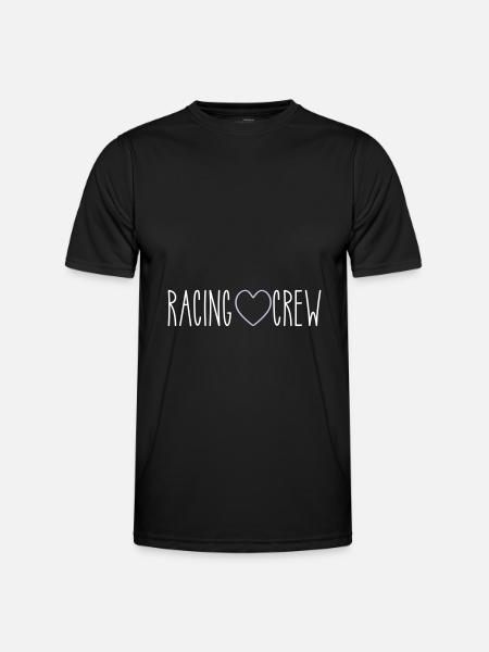 Cœur d’équipage de course - T-shirt sport Homme - noir