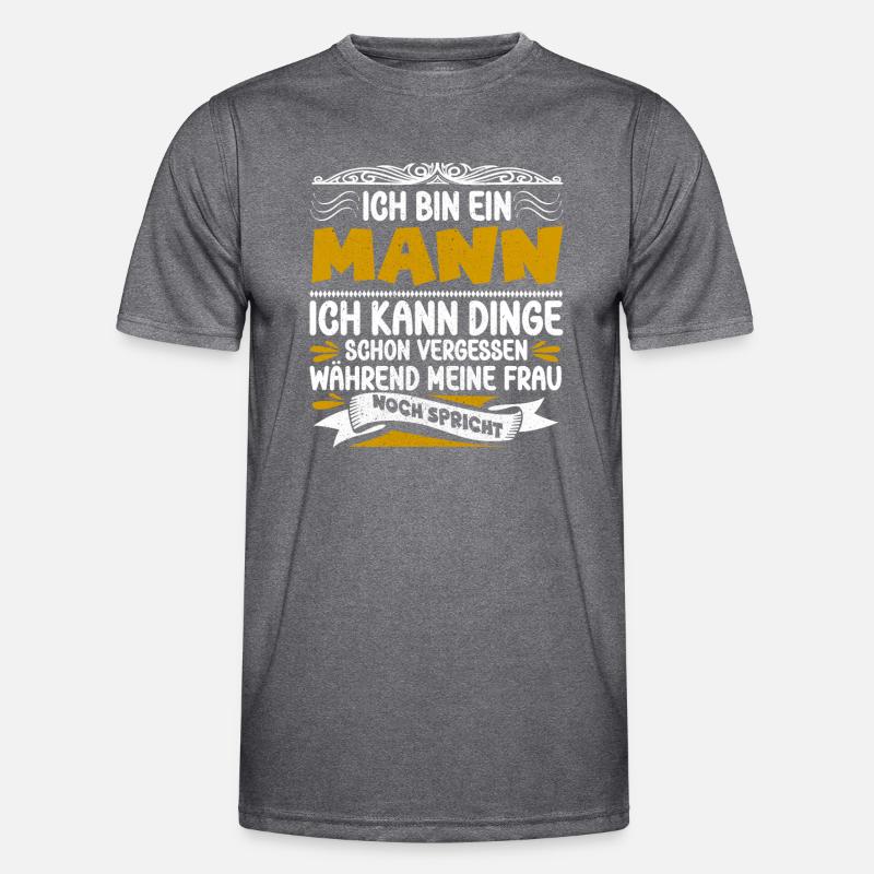 Männer Humor Spruch Geschenkidee Ich Bin Ein Mann Männer Funktions-T-Shirt