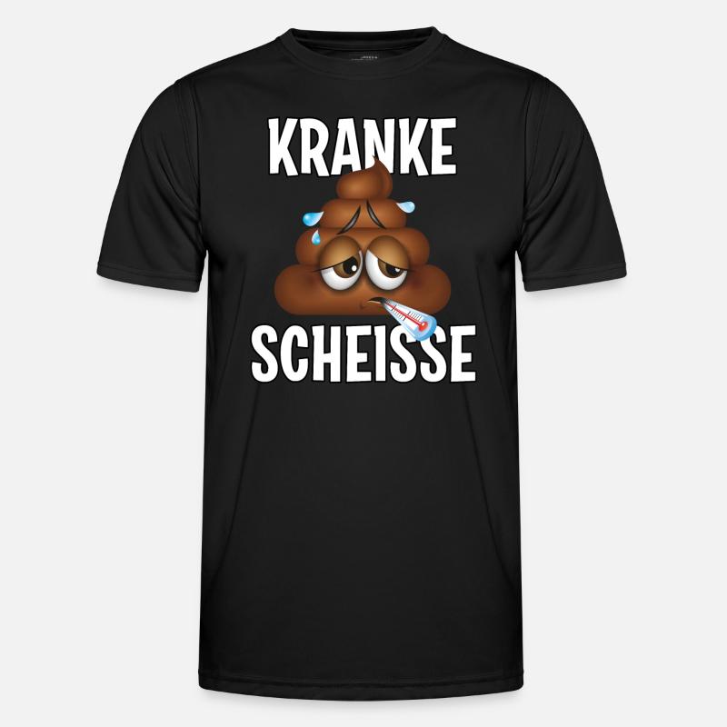 Kranke Scheisse Männer Funktions-T-Shirt