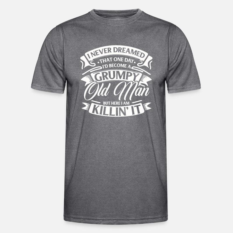 Opa Großvater Ruhestand Become A Grumpy Old Man Männer Funktions-T-Shirt