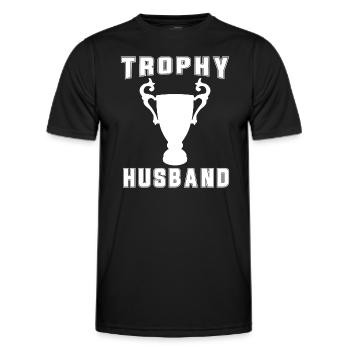 Ehemann Bräutigam Heirat Hochzeit Geschenkidee - Männer Funktions-T-Shirt - Schwarz - Vorne - AI Model Male 178 dark (178cm)