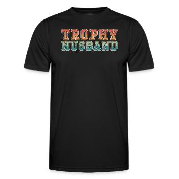 Mari Mariage Hommes Idée cadeau Mariage Mariage - T-shirt sport Homme - noir - Devant - AI Model Male 178 dark (178cm)