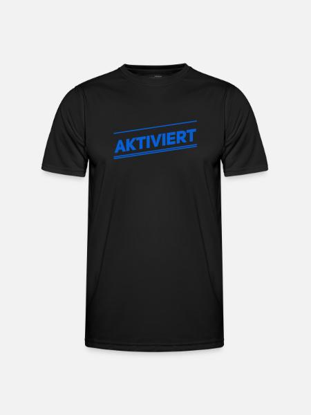 ich wurde aktiviert - Männer Funktions-T-Shirt - Schwarz