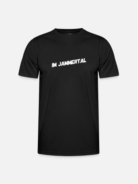 im Jammertal - Männer Funktions-T-Shirt - Schwarz
